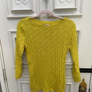 LOFT - Yellow Sweater - Size SMALL